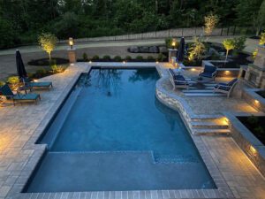 Belgard Lafitt Rustic Slab Mega Arbel Accent Pavers 2 In ground pools