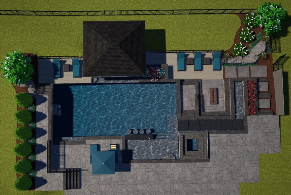 Custom 3D Pool Design