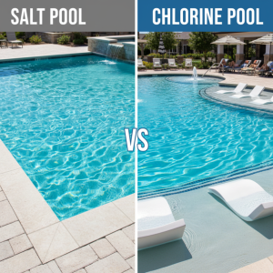 salt water vs chlorine pool feature